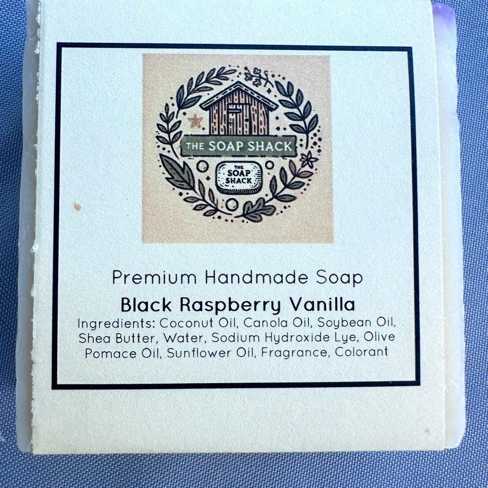 The Soap Shack Premium Handmade Soap -1 Black Raspberry Vanilla & 1 Sweet Musk - Picture 3 of 3